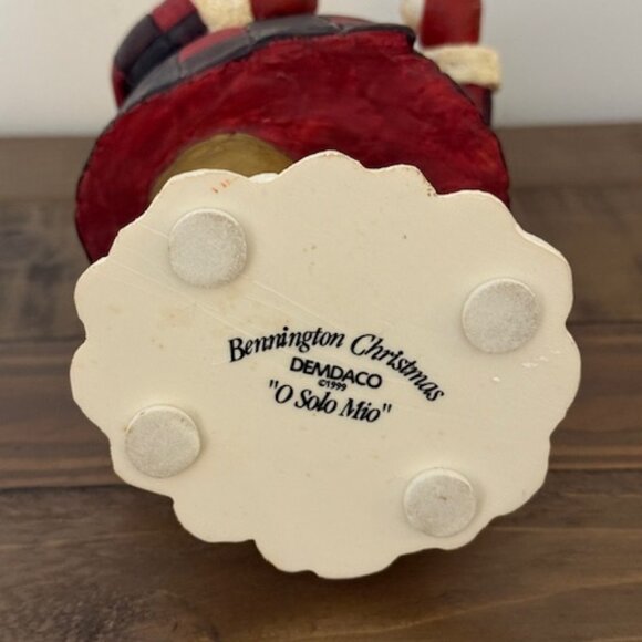 Vintage Bennington Christmas Demdaco ‘Oh Solo Mio’ 1999 - Picture 6 of 6
